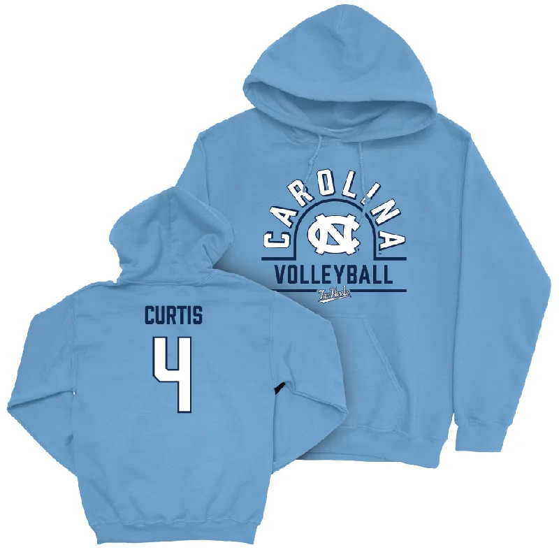 UNC Women's Volleyball Carolina Blue Classic Hoodie   - Erin Curtis Hoodie Sweatshirt Pullover