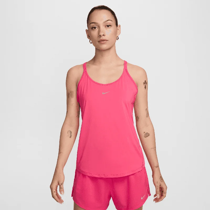Women's One Classic Dri-FIT Strappy Tank Top (629 - Aster Pink/Black) cropped tank top