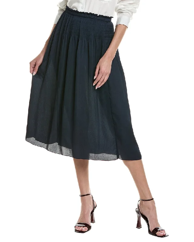 Ba&Sh A-Line Skirt silk skirt lustrous