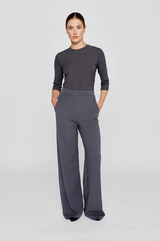 Leia Wide Pants Onyx Formal Slim Pants