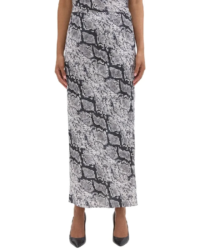 Theory Maxi Slip Skirt velvet skirt plush