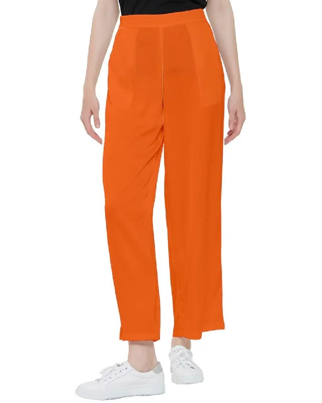 Mandra Orange Bootcut Pants Modern Bootcut Pants