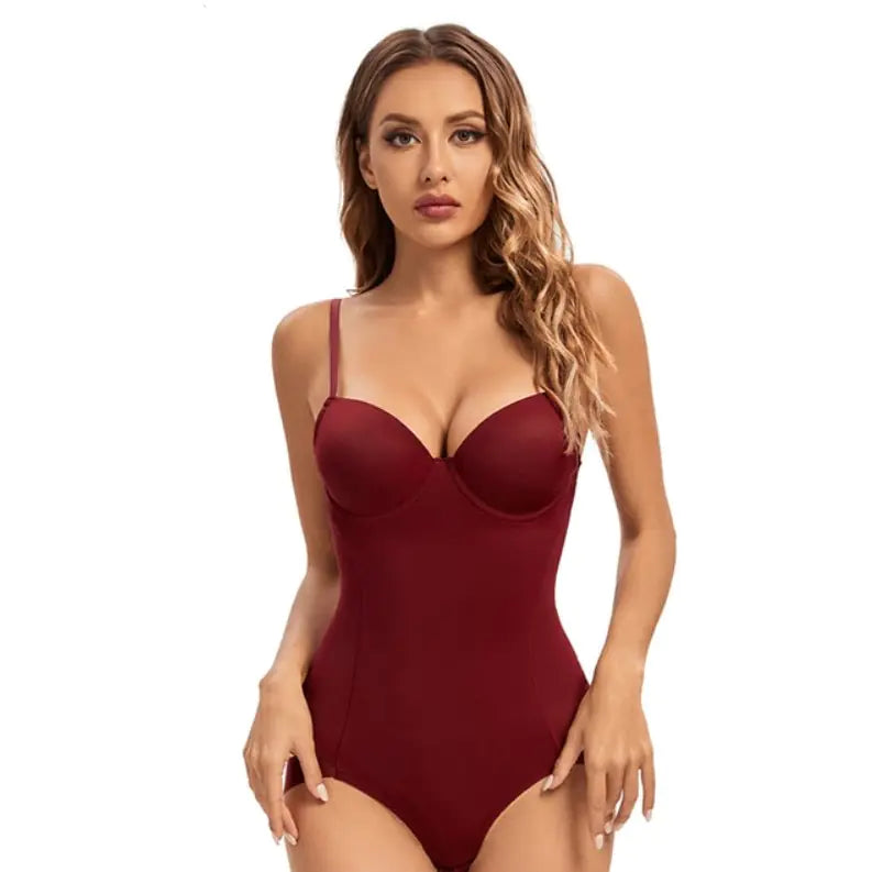 Wine Red Bodysuit