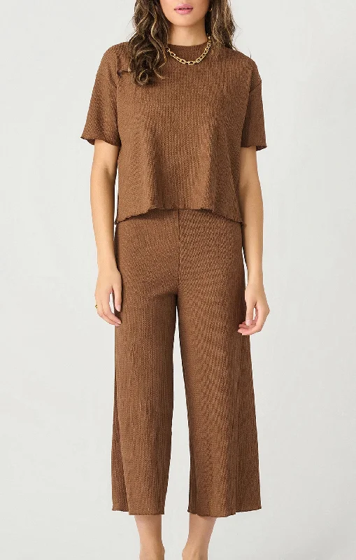 Cocoa Drift Culotte Pants Modern Bootcut Pants