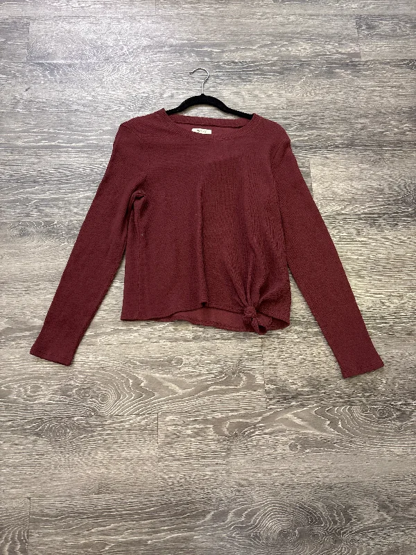 Madewell Ribbed Front Knot Sweater - medium Modern Contemporary Chic