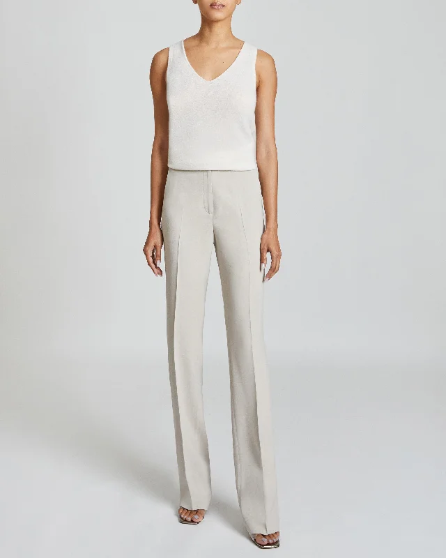 AMARA Straight Leg Pant in Wool Blend Stretch Fashionable Jogger Pants