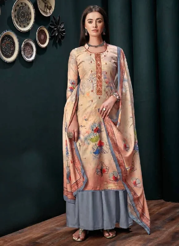 Cream Pure Zam Slub Palazzo Dress Tunics Polka dots