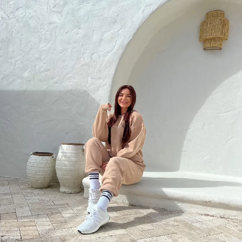 OVERSIZED TRACK PANTS Relaxed High-Waist Trousers