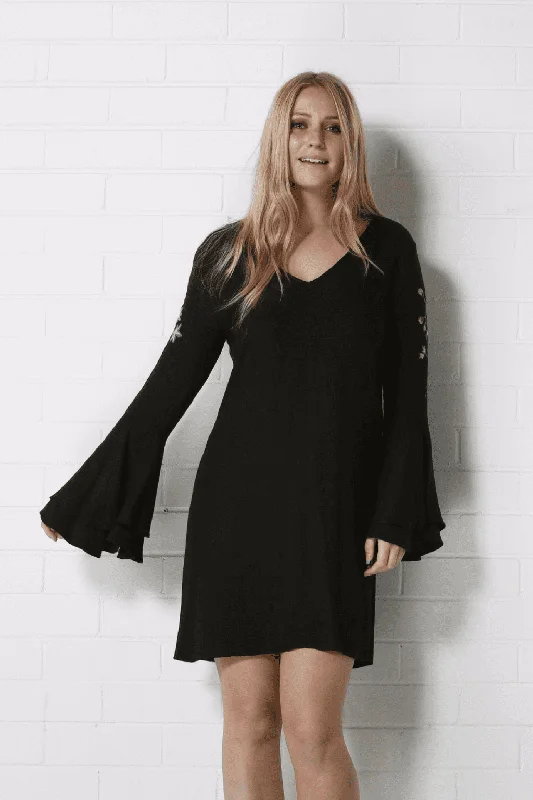 Women Black Dress - Shirley Dress