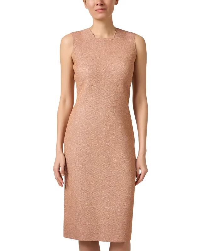 St. John Lurex Knit Dress