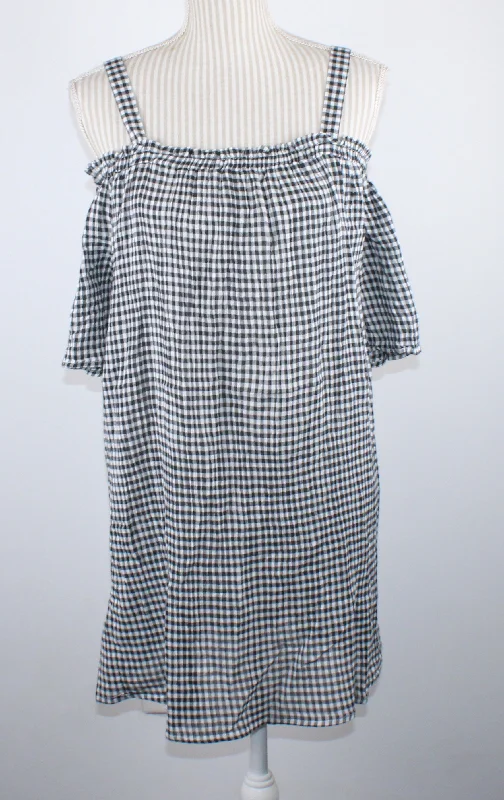 OLD NAVY CHECKERBOARD DRESS LADIES MEDIUM PRE-LOVED