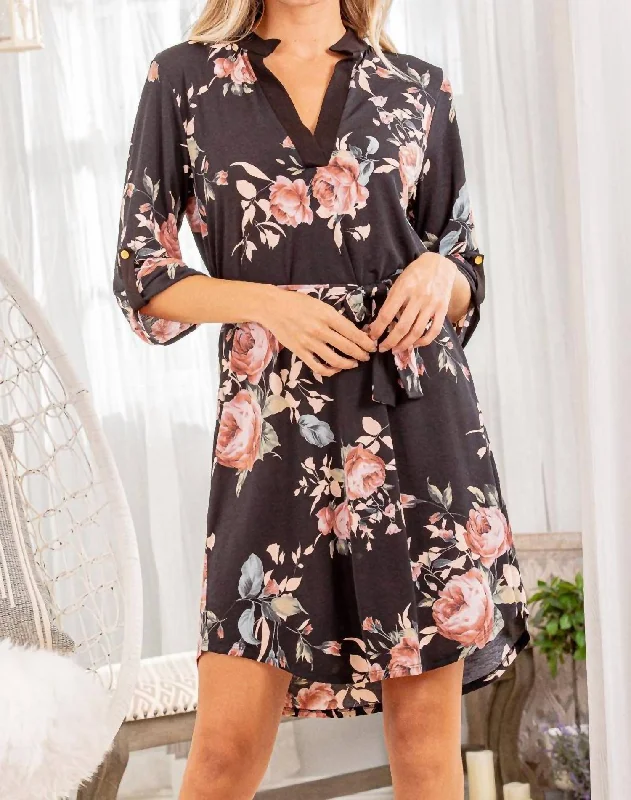 The Edith Dress In Black