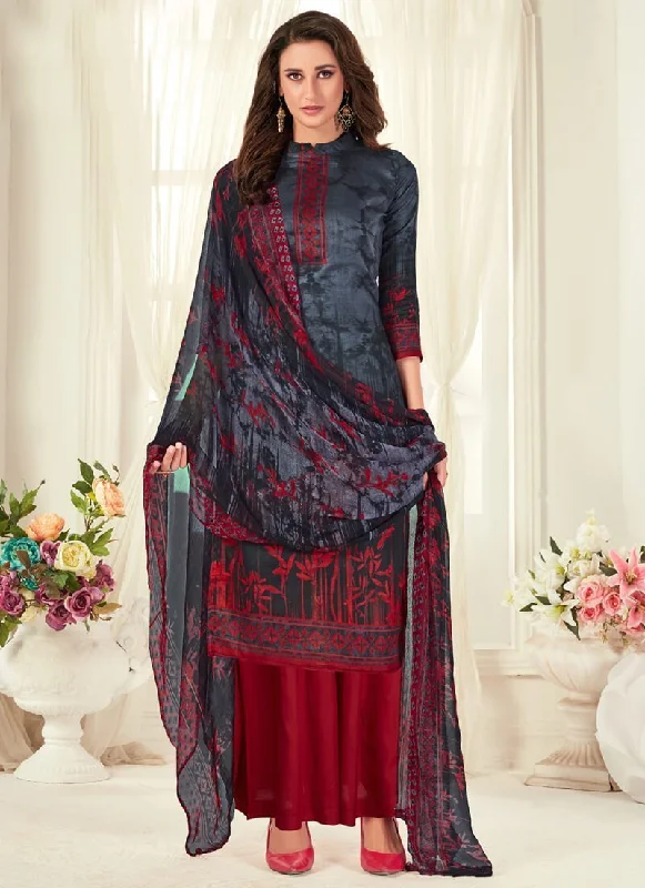 Multi Pure Zam Cotton Palazzo Dress Tunic Top Casual