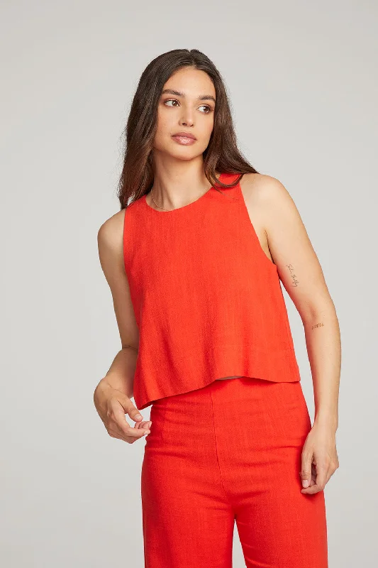 Riley Flame Tank ribbed tank top