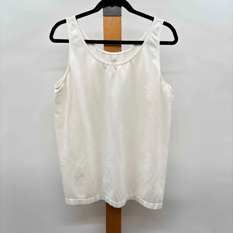 Cato Women's Size 22/24 Ivory Solid Tank soft pink tank