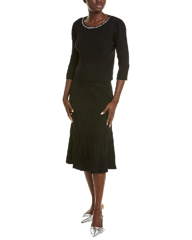 Nanette Nanette Lepore 2Pc Top & Skirt Set chiffon skirt floaty