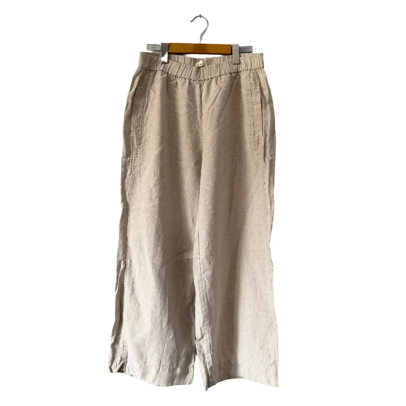 Eileen Fisher / Organic linen pants / Women S Elegant Palazzo Trousers