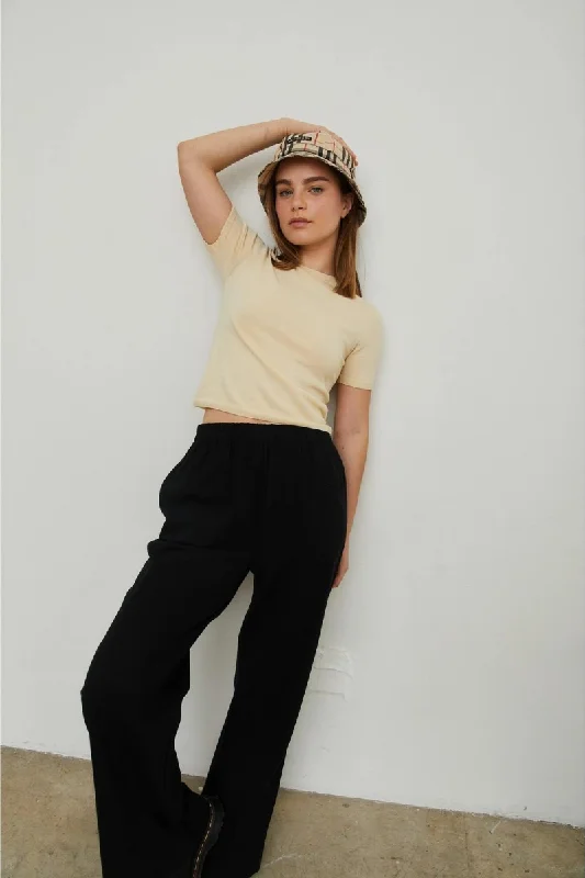 Free Flow Cotton Flare Pant Cozy Maternity Pants