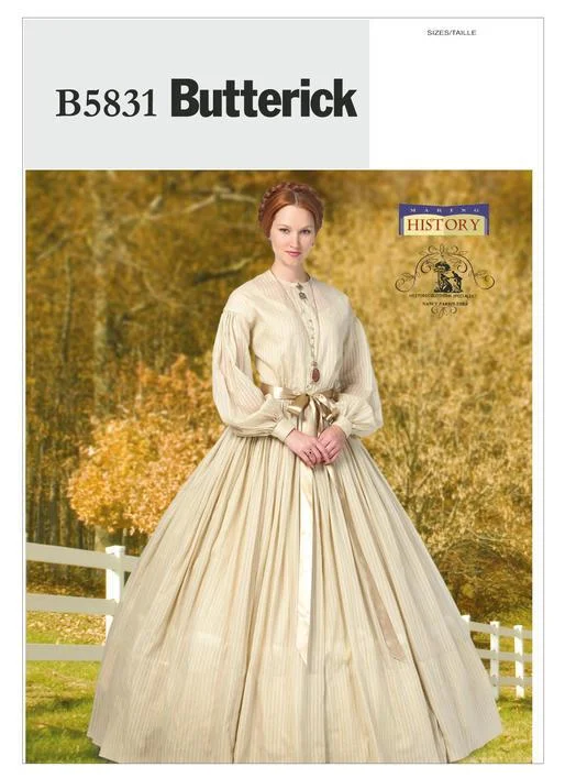 Butterick Pattern B5831 Misses' Dress Tunics Print Colorful