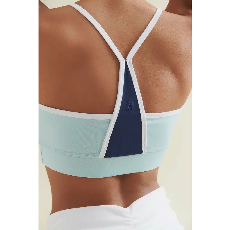 Fresher Cropped Tank - Sea Green/Shoreline Blue activewear tank top