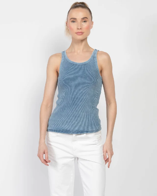 Long Rib Tank Top stylish tank top