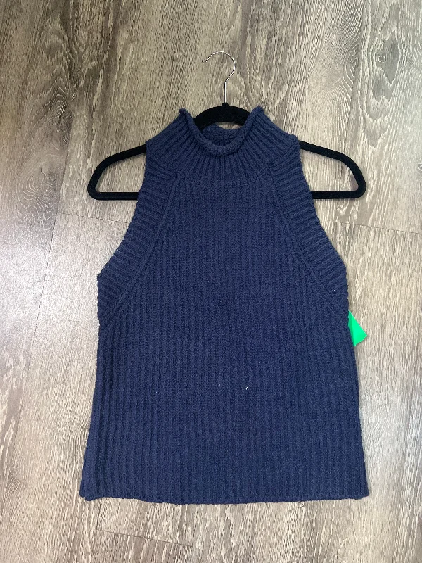 Anthropologie Halter Sleeveless Sweater (Size Small) Open Front Closed Front Wrap Front