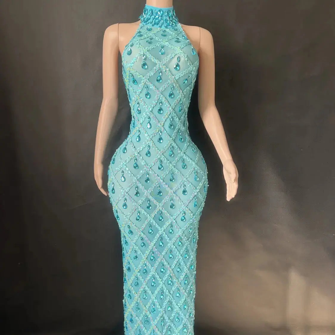 Sky blue long