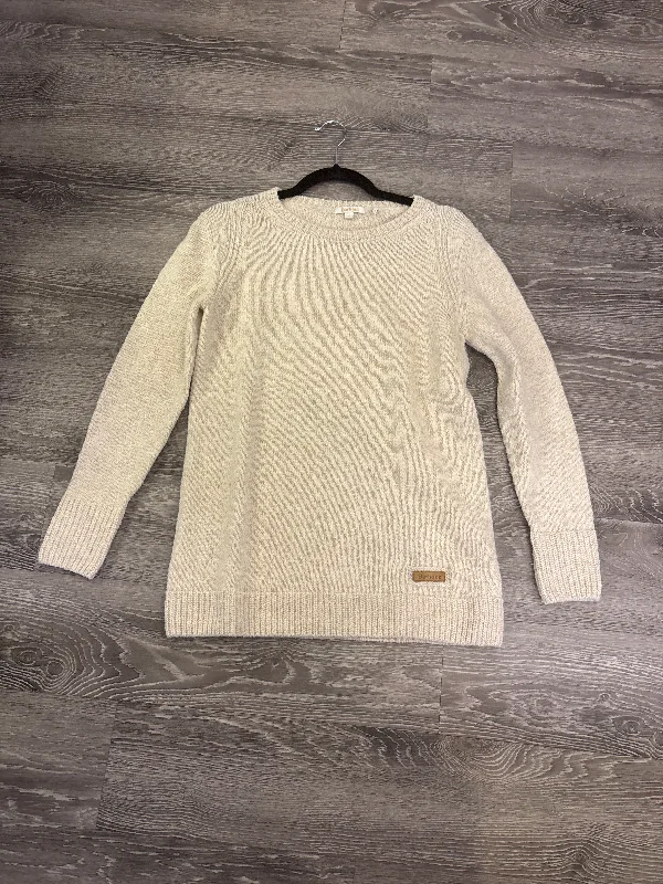 Barbour Wool Blend Crew Sweater - size 10 Faux Fur Fabric Real Fur Fabric Shearling Fabric