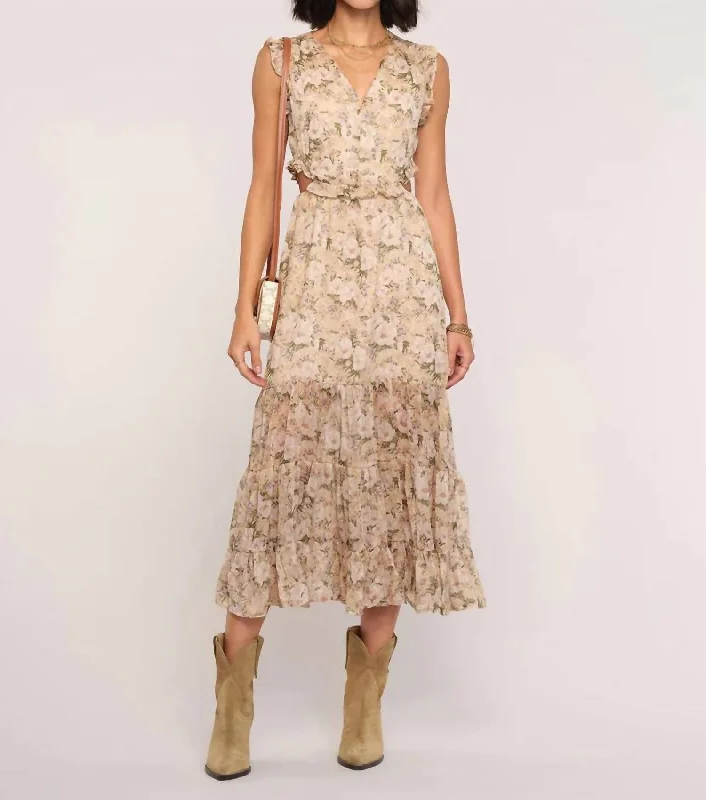 Echo Dress In Beige