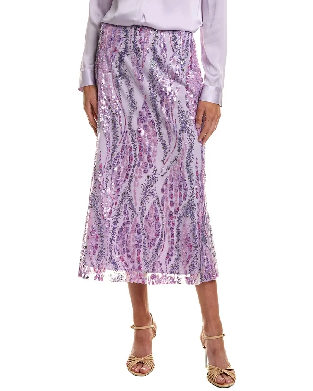 Bcbgmaxazria Sequin Maxi Skirt lace skirt romantic