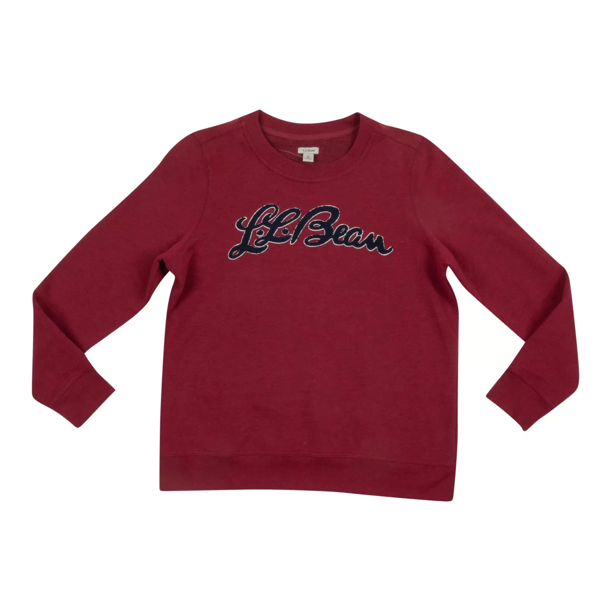 L.L.Bean 1912 Crewneck Logo Sweatshirt - Women's Hoodie with Half-Zip Sporty Casual
