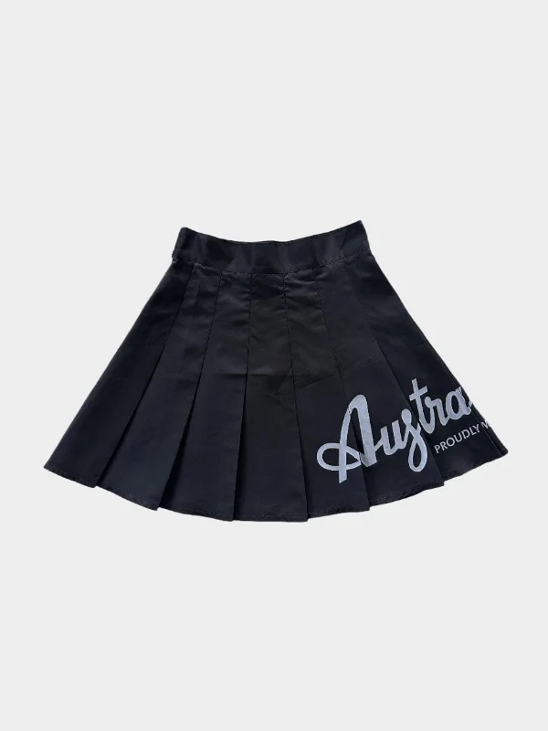 GCDS X Australian Skirt leather skirt sleek