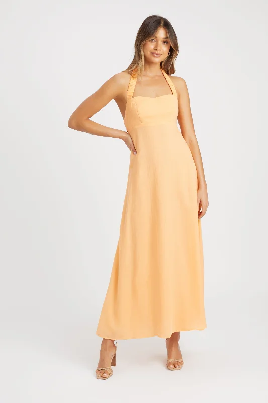 Georgette Halter Dress Tunics Prom sequined