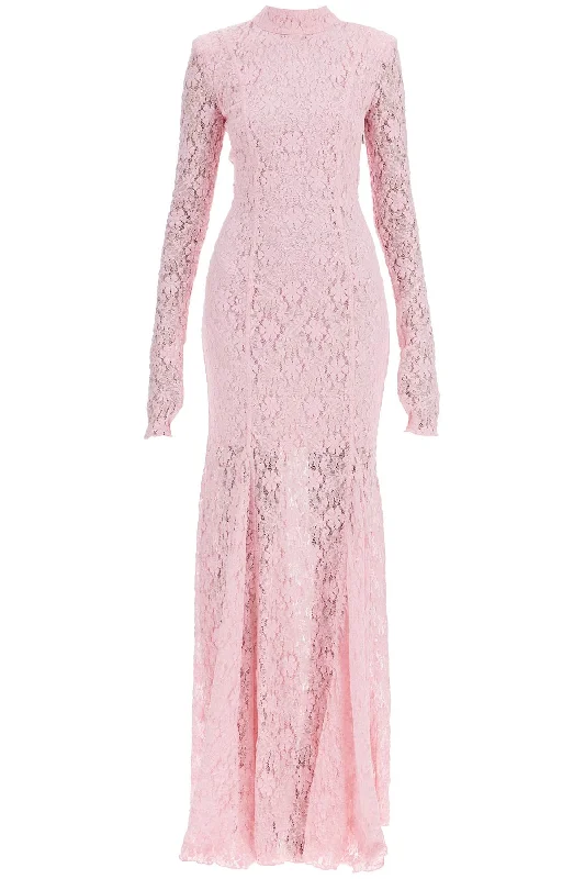 long pink lace dress with open back for special occasions 1141421011 FAIRY TALE