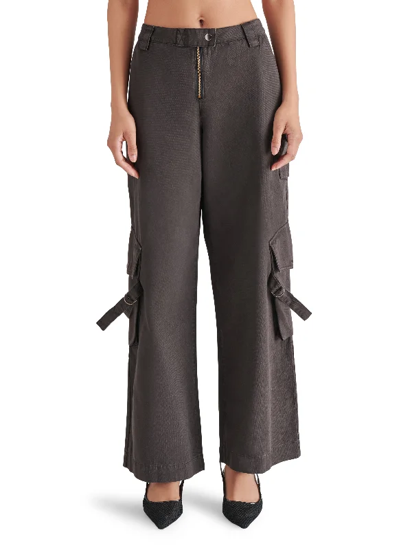 EOS PANT BLACK Casual Wide Pants
