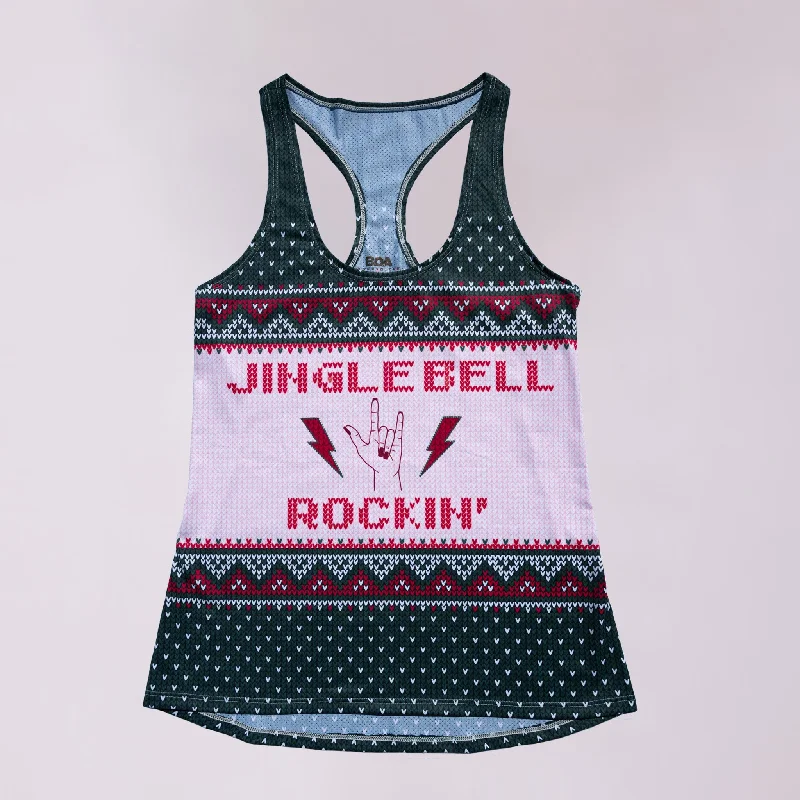 Women's Vapor Lite Tempo Tank - Jingle Bell Rockin' summer tank top