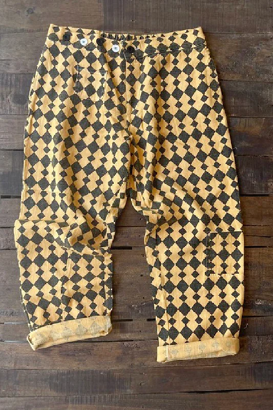 Jester Tea Stained Traveler Pants Warm Wool Trousers