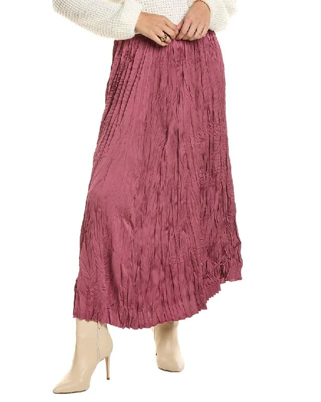 Nic+Zoe Crinkle Crush Skirt velvet skirt plush