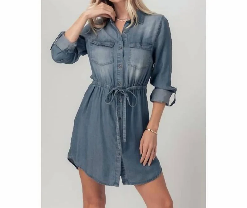 Tunic Dress In Denim