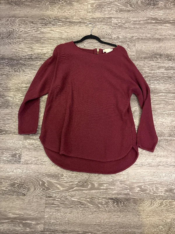 Michael Kors Zip Back Tunic Sweater - large Fitted Loose Oversized