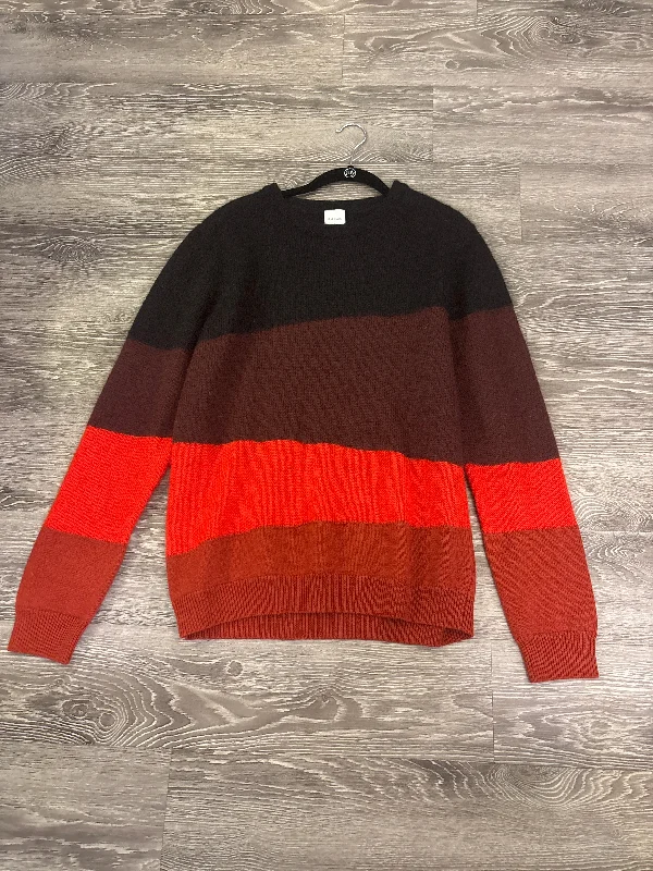 Paul Smith Wool Striped Crew Sweater - large Satin Fabric Silk Fabric Chiffon Fabric