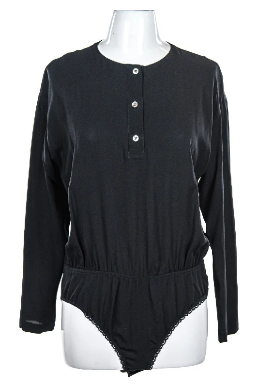 DKNY Bodysuit Stylish Bodysuit with Lace Accents
