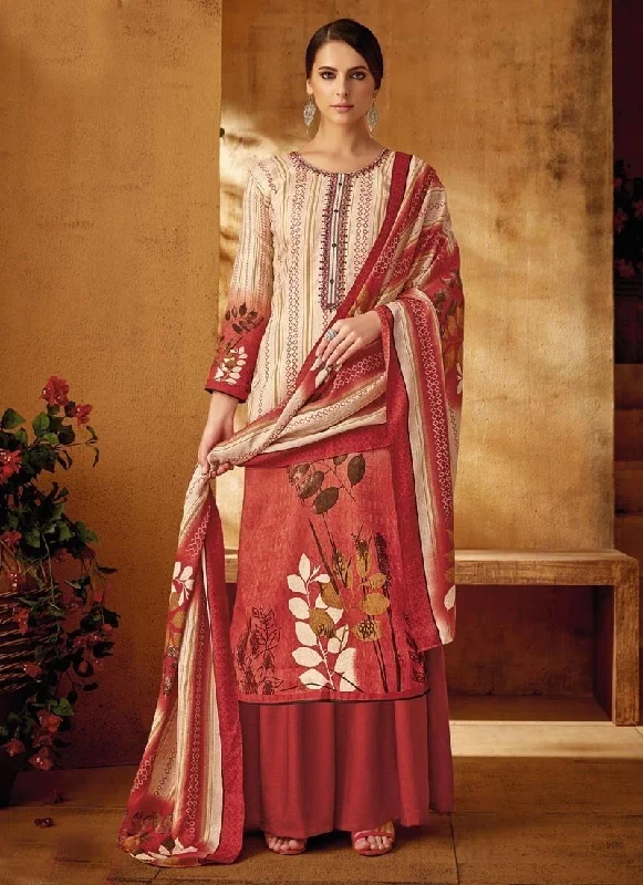 Multi Pure Pashmina Jacquard Palazzo Dress Tunics Lace romantic