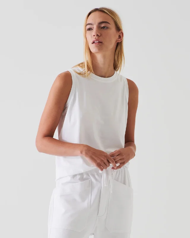 Boyfriend Crew Tank Top sage tank top