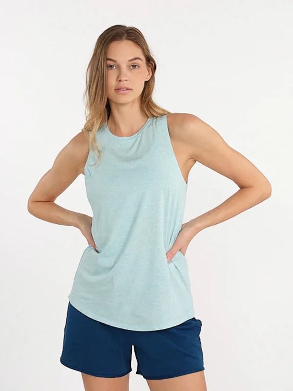 Women’s NOLA Tank 2.0 (433 - Joyful Blue Heather) activewear tank top