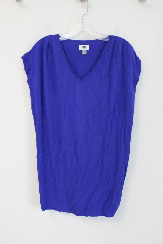 Old Navy Cobalt Blue Tunic Dress | XS Tunics Bridal satin