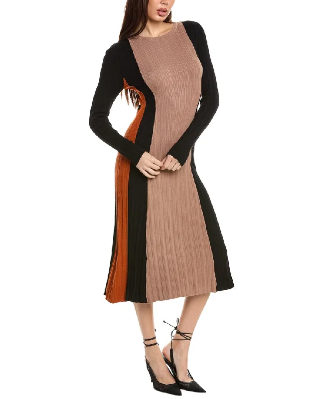 T Tahari Colorblocked Dress