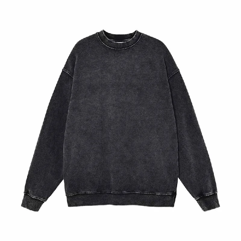Don’t Follow Me I’m Lost Too Vintage Washed Sweatshirt Hoodie with Hem Patch Decorative Personalized
