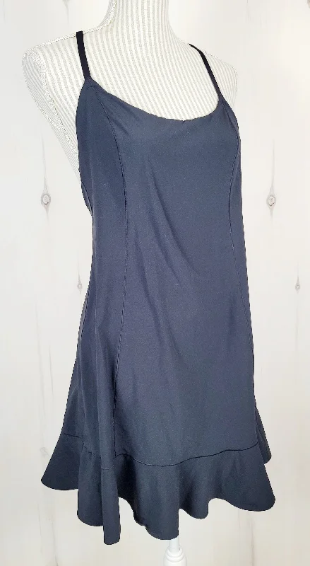 AERIE BLACK DRESS WITH BUILT IN BODYSUIT LADIES MEDIUM PRE-LOVED Cozy Stretch Bodysuit