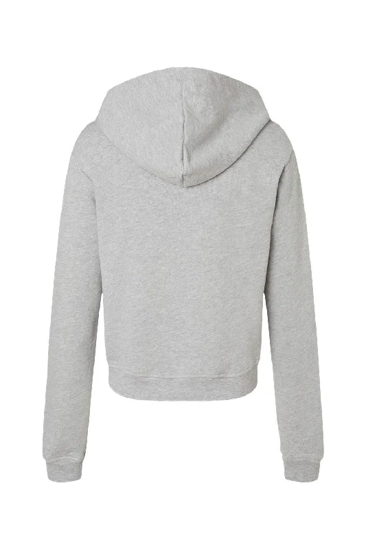 Bella + Canvas Womens Classic Hooded Sweatshirt Hoodie - Heather Grey - NEW